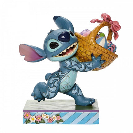 Stitch with Easter Basket Disney Traditions Statue 14 cm