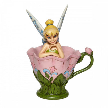 Tinkerbell Sitting in a Flower Disney Traditions Statue Enesco 16 cm