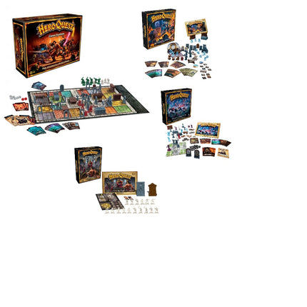 HeroQuest Gameboard + 3 Expansions Set ENGLISH