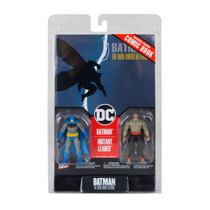 Batman (Blue) & Mutant Leader (Dark Knight Returns #1) DC Direct Gaming Action Figures 8 cm