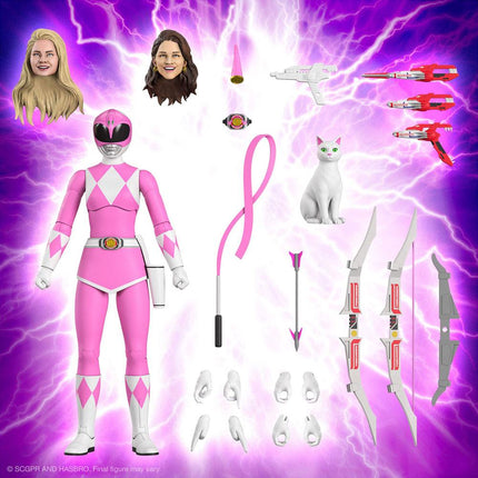 Pink Ranger Mighty Morphin Power Rangers Ultimates Action Figure 18 cm