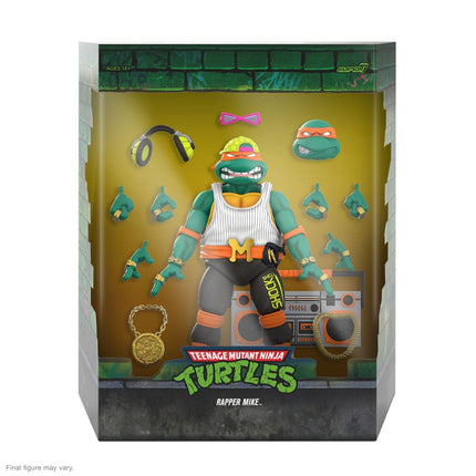 Rappin' Mike Teenage Mutant Ninja Turtles Ultimates Action Figure 18 cm