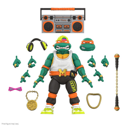 Rappin' Mike Teenage Mutant Ninja Turtles Ultimates Action Figure 18 cm