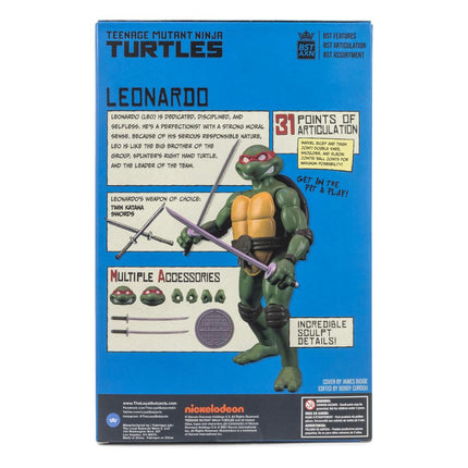 Leonardo Exclusive Teenage Mutant Ninja Turtles BST TMNT AXN x IDW Action Figure & Comic Book 13 cm