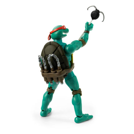 Michelangelo Exclusive Teenage Mutant Ninja Turtles BST TMNT AXN x IDW Action Figure & Comic Book 13 cm