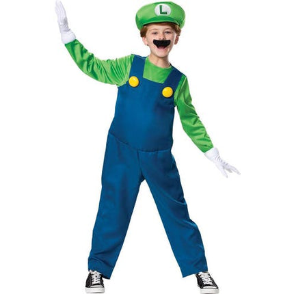 Kostium karnawałowy Luigi deluxe Super Mario przebranie
