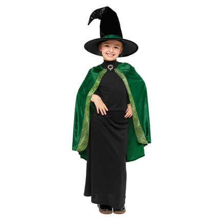 Professor McGonagall Mc Granitt Costume Carnevale Harry Potter Bambina Fancy Dress