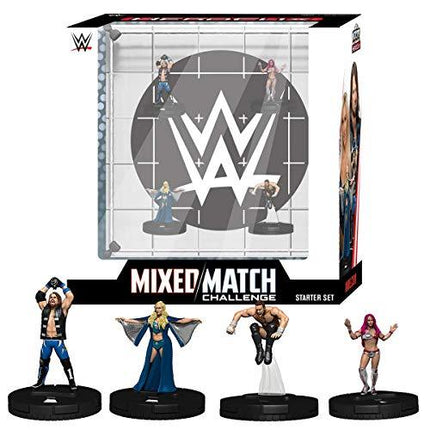 The Ring Heroclix WWE Starter Set for 2 Players with 4 characters,
