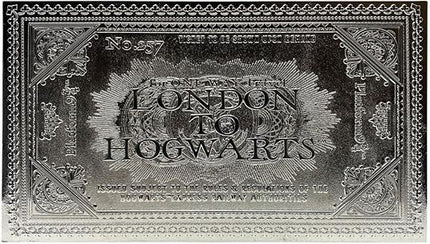 Harry Potter Hogwarts Express Silver Plated Limited Editon