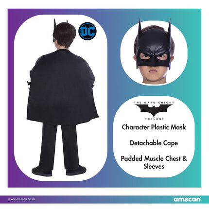 Batman Mroczny Rycerz Kostium Karnawał Dziecko Roleplay Fancy Dress
