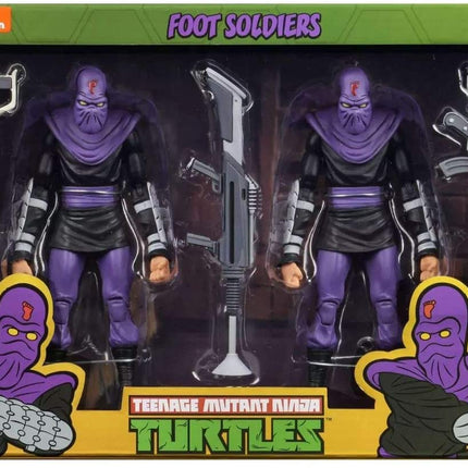 Foot Soldier TMNT Ninja Turtles Action Figure 2 Pack 7 Inches NECA 54101