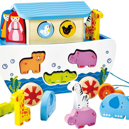 Noah's Ark Towable in Wood Childhood Game