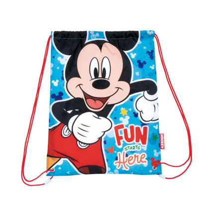 Mickey Mouse String Bag Sacca For School Free Time