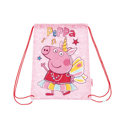 Peppa pig string bag bag for school free time