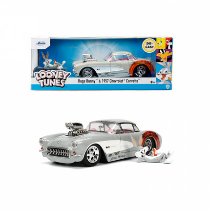 LOONEY TUNES   Bugs Bunny and 1957 Chevrolet Corvette 1 1/24