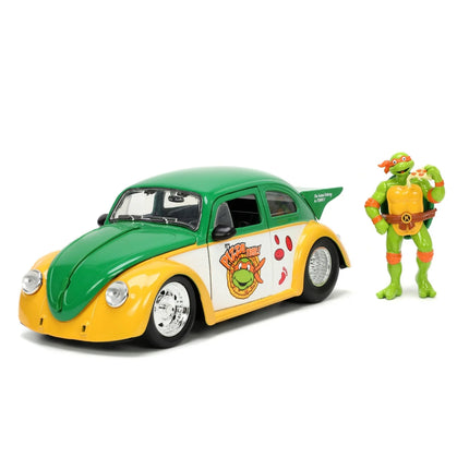 NINJA TURTLES - Michelangelo & 1959 Volkswagen Drag Beetle - 1/24