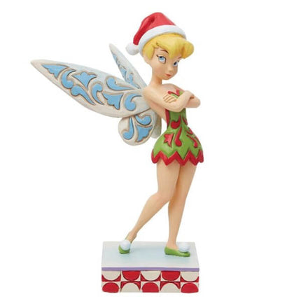 Tinker Bell Christmas Personality Disney Statue Enesco 20 cm