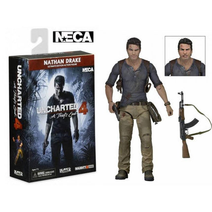 Uncharted Action Figures Personaggio Nathan Drake 18cm Neca (3948323569761)