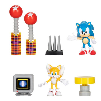 Sonic The Hedgehog Diorama Set with Tails