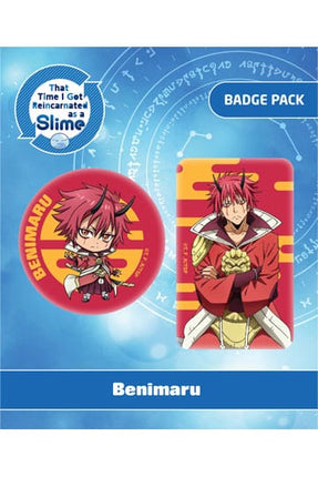 That Time I Got Reincarnated as a Slime Pin Badges 2-Pack Benimaru
