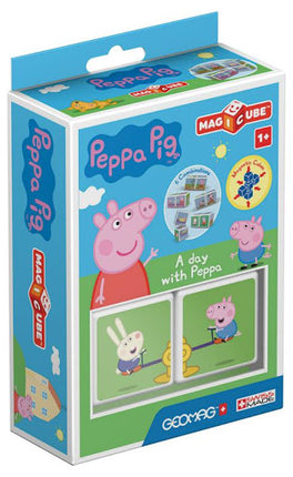 Geomag magnetische Würfel Peppa Pig Konstruktionen Kinder
