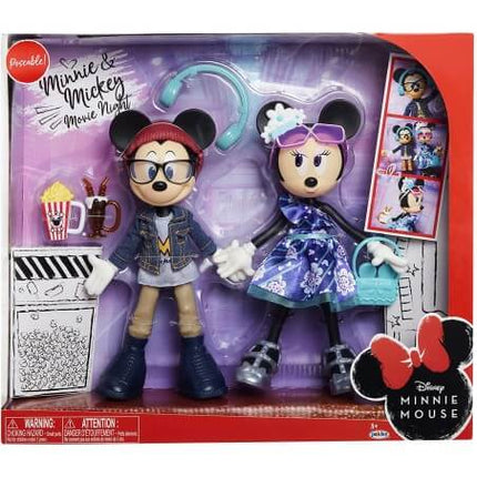 Minnie e Mickey Mouse Set 2 Bambole Doll 25 cm Themed