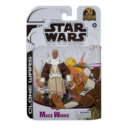 Mace Windu Star Wars The Clone Wars Czarna seria Figurka 2022