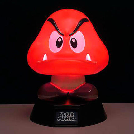 Lámpara Goomba 3D Mushroom Super Mario ICONOS