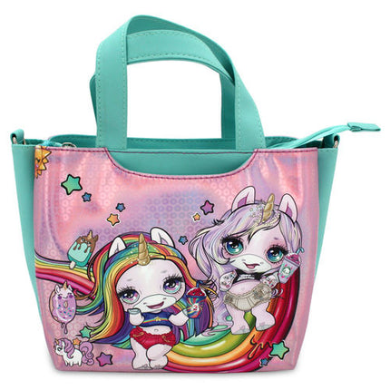 Poopsie Girl's Handbag with Unicorn handles and shoulder bag