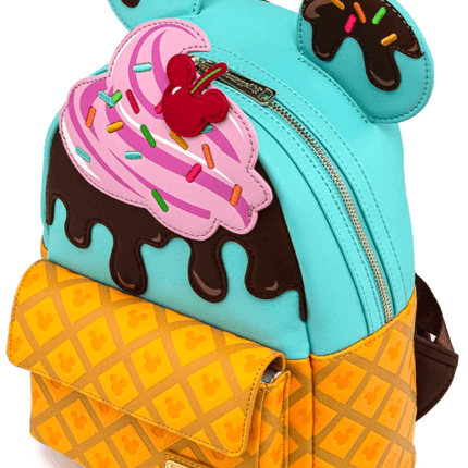 Disney by Loungefly Backpack Mickey and Minnie Sweets Ice Cream