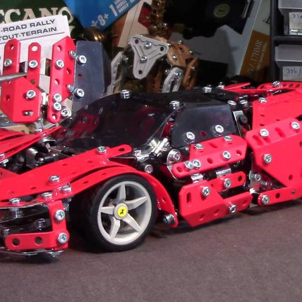 Zestaw konstrukcyjny Meccano Ferrari La Ferrari Metal - opakowanie LEKKO NOSZONE - OPAKOWANIE USZKODZONE