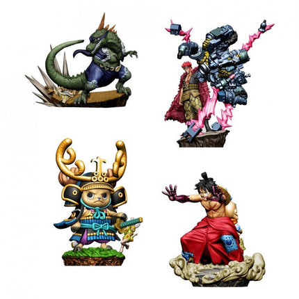 MegaHouse One Piece Logbox Rebirth Wano Country Vol. 2 Set Of 4 Action Figures