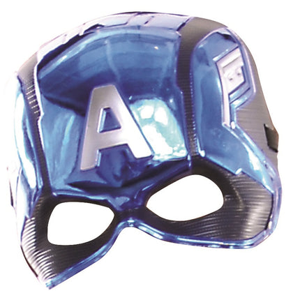 Sztywna metaliczna maska ​​Kapitana Ameryki