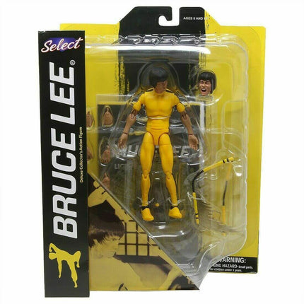 Bruce Lee Action Figure Select  Tuta Gialla Yellow Jumpsuit 18 cm (4195886039137)