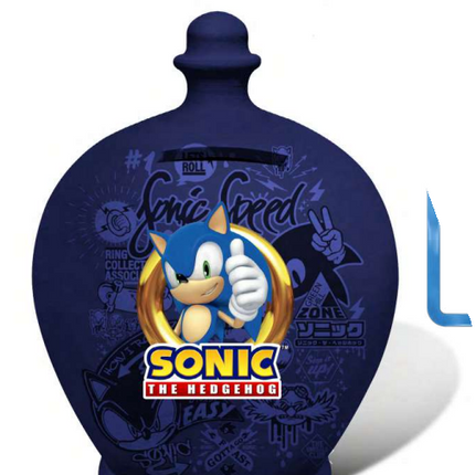 Sonic cerámica Piggy Bank