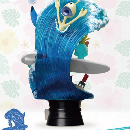 Stitch Surf Disney Summer Series D-Stage PVC Diorama 15 cm