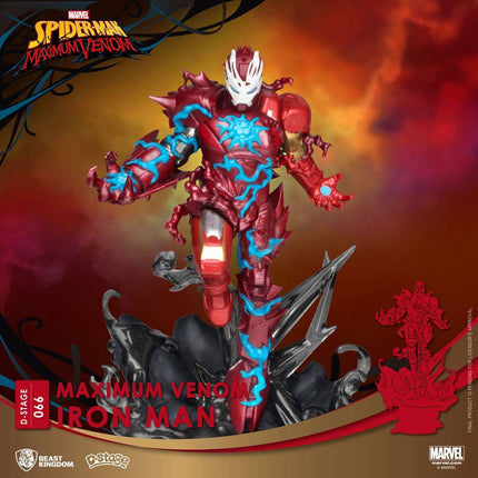 Maximum Venom Iron Man Marvel Comics D-Stage PVC Diorama  16 cm - 066 - FEBRUARY 2021