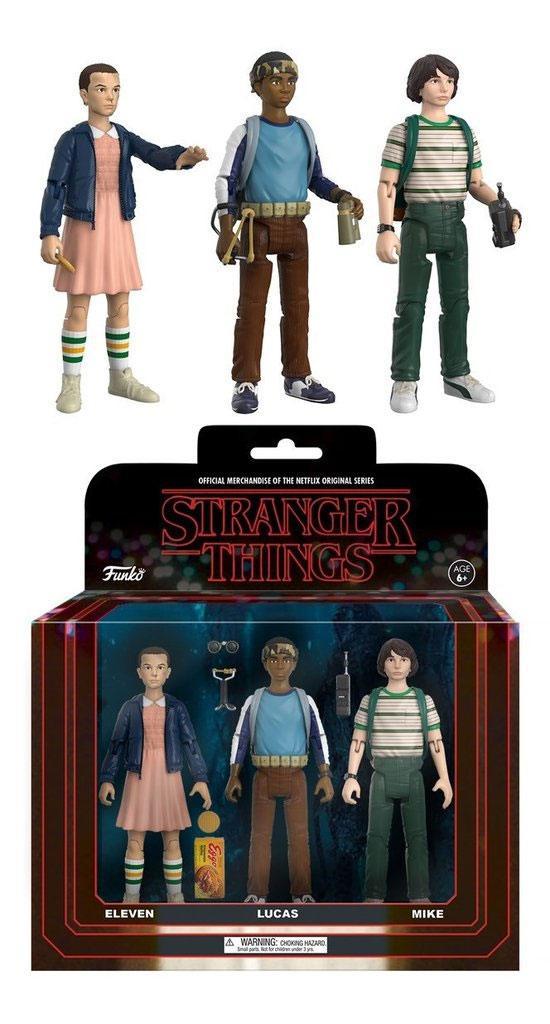 Stranger Things ReAction Action Figures 3-Pack Mike Eleven Lucas 8