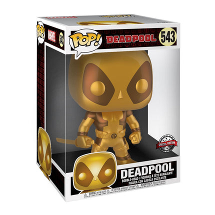 Deadpool GOLD Super Sized Funko POP! Viny Figuur Thumbs Up Gold 25cm