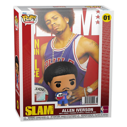Okładki NBA POP! Koszykówka Vinyl Figure Allen Iverson (SLAM Magazin) 9 cm - 01