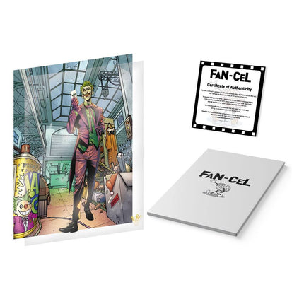DC Comics Art Print Joker Edycja limitowana Fan-Cel 36 x 28 cm