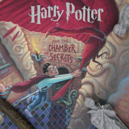 Harry Potter Art Print Komnata tajemnic Okładka książki Artwork Edycja limitowana 42 x 30 cm - LIPIEC 2021