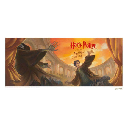 Harry Potter Art Print Insygnia Śmierci Okładka książki Artwork Edycja limitowana 42 x 30 cm - LIPIEC 2021