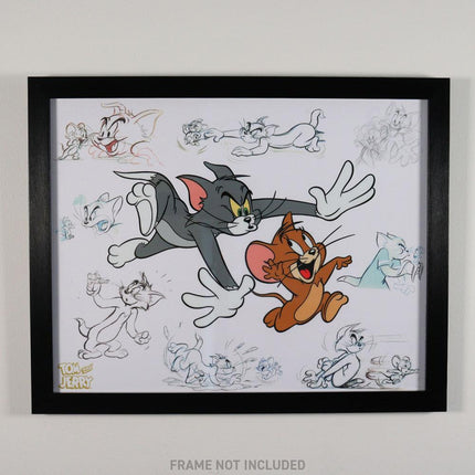 Limitowana edycja Tom &amp; Jerry Art Print Fan-Cel 36 x 28 cm