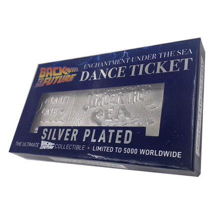 Back to the Future Replica Enchantment Under The Sea Ticket Limited Edition (silver plated)