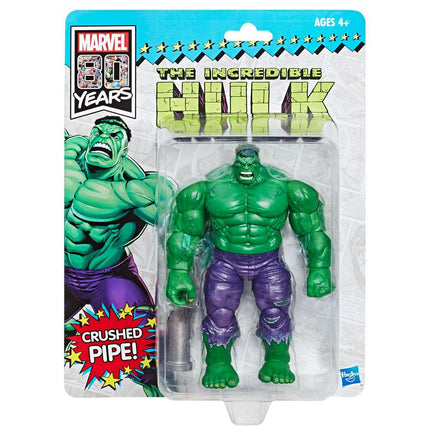 Hulk SDCC 2019 Exclusive Marvel Legends 80th Anniversary Action Figure Retro Retro 15 cm Hasbro