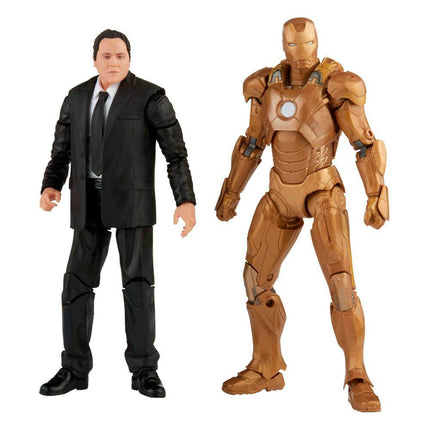 The Infinity Saga Marvel Legends Action Figure 2-Pack 2021 Happy Hogan & Iron Man (Iron Man 3) 15 cm - SEPTEMBER 2021