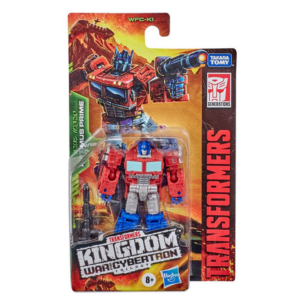 ransformers Generations War for Cybertron: Kingdom Action Figures Core Class 2021 W4 Optimus Prime