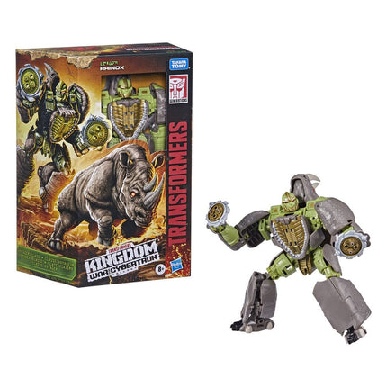 Transformers Generations War for Cybertron: Kingdom Action Figures Voyager 2021 W4 Rhinox 18 cm