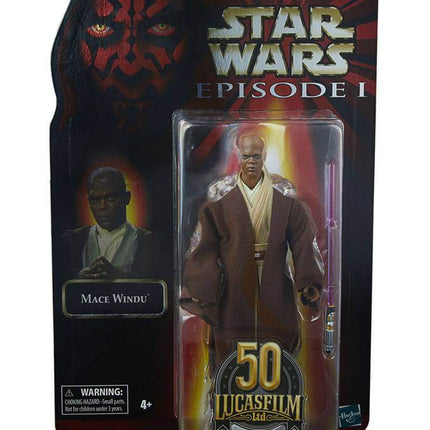 Mace Windu 15 cm Star Wars Episode I Black Series Lucasfilm 50th Anniversary Action Figure 2021  15 cm